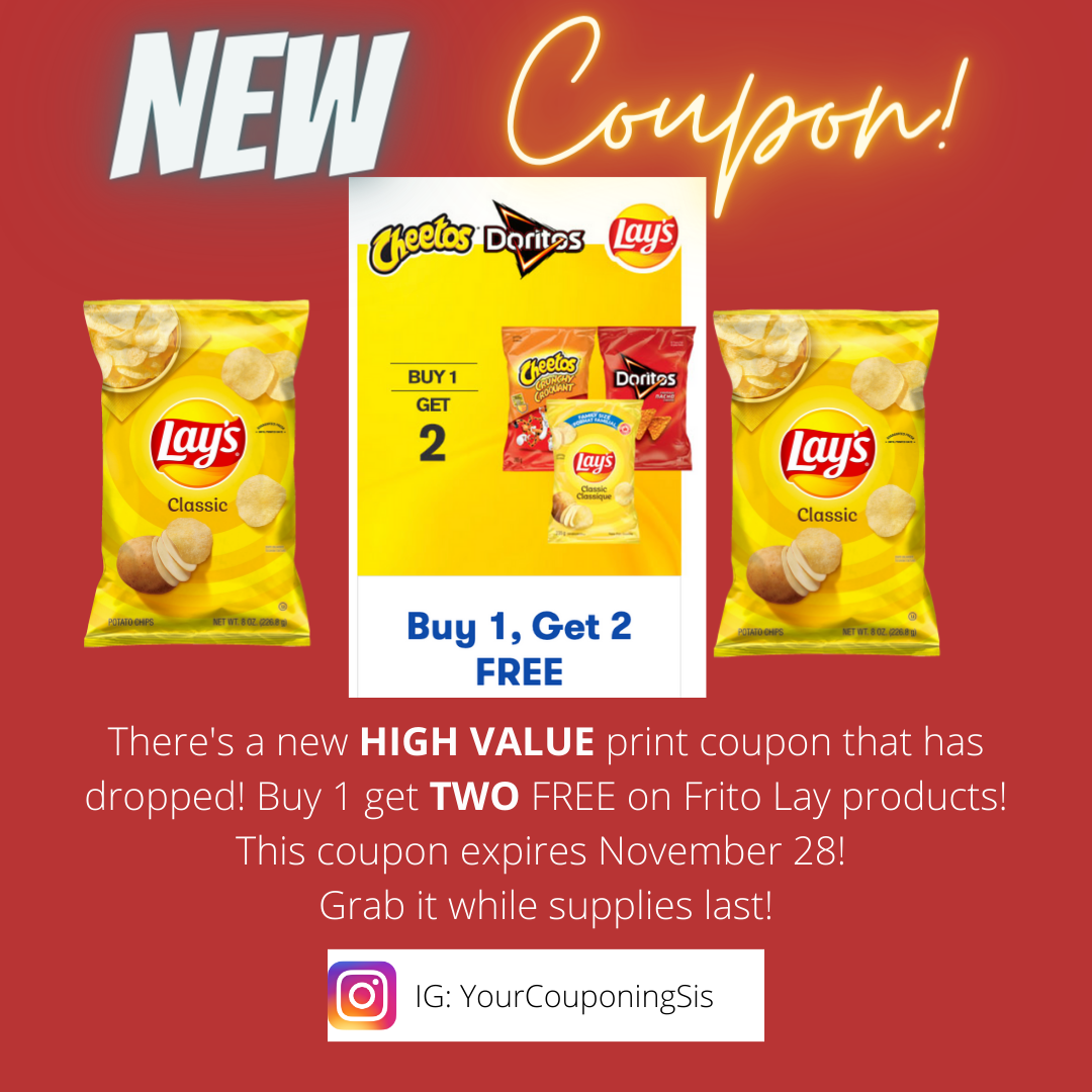 BUY 1 GET 2 FREE ON FRITO LAYS PRODUCTS!!! | Save With Sis