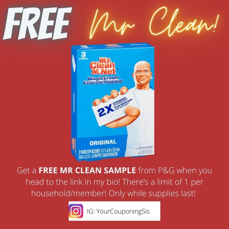 FREE MR CLEAN SAMPLE FROM P&amp;G Rewards | Save With Sis